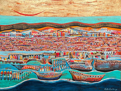 Gilded Horizon, Vinita Karim, A Realm of Possibilities - Artisera