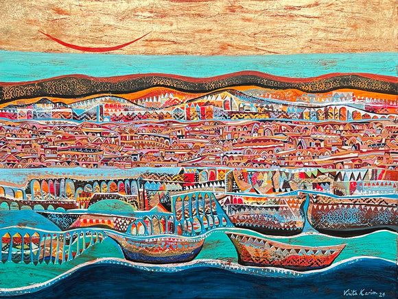 Gilded Horizon, Vinita Karim, A Realm of Possibilities - Artisera