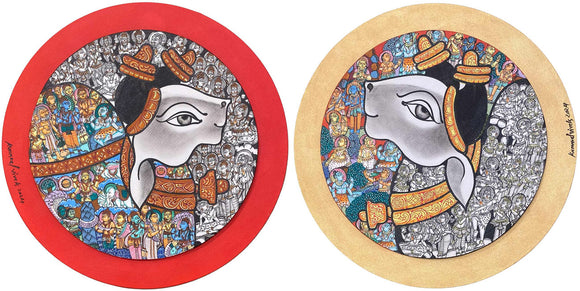 Nandi 03 (Pair), Vivek Kumavat, A Realm of Possibilities - Artisera