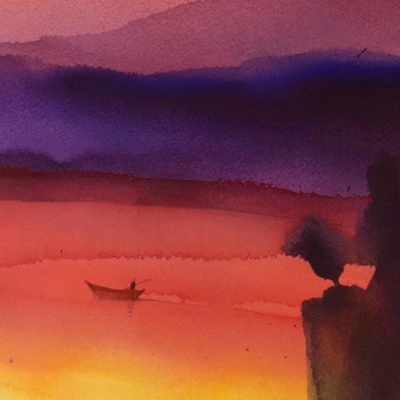 Dusk Hues, Mountain Colours, Prashant Prabhu, A Realm of Possibilities - Artisera