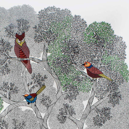 Gond - Untitled 207, Manoj Tekam, Arts of the Earth - Artisera