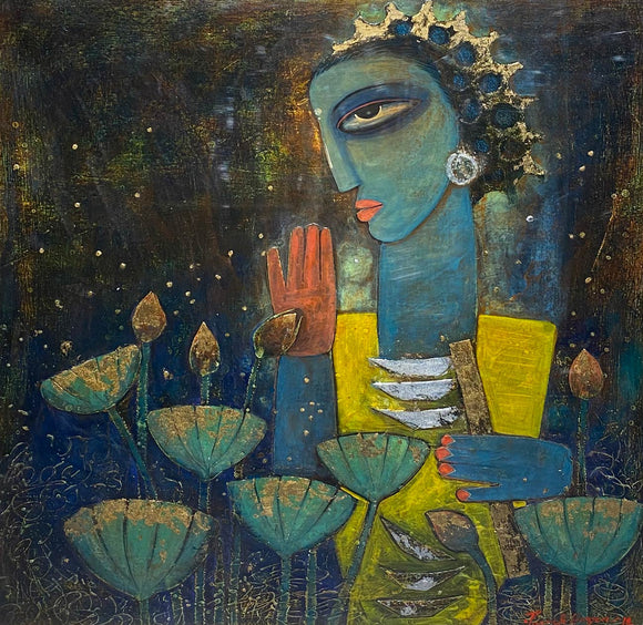 Lotus Pond, Paresh Hazra, Forms of Faith - Artisera